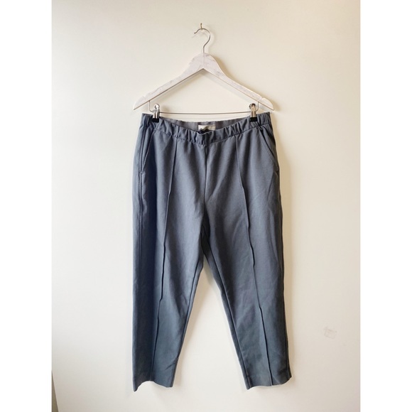 EVERLANE The Dream Pant in Slate Gray Stretch Structured XL - Picture 2 of 11